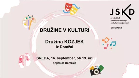 Družina Kozjek iz Domžal - Družine v kulturi - predstavitev družin in pogovor