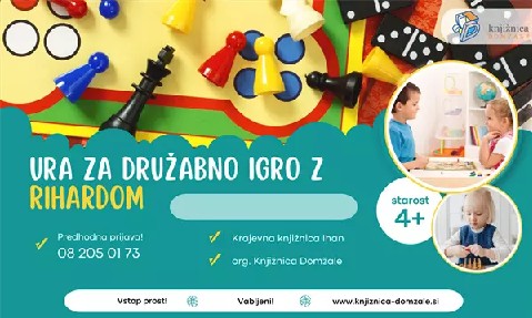 Ura za družabno igro z Rihardom - igranje družabnih iger